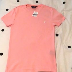 Ralph Lauren Pink Short Sleeve Tee Shirt NWT